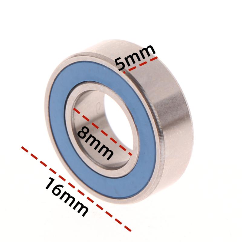 2/10ks 8X16X5Mm Abec-7 688Rs Ložisko Rc Auto Náklaďák 688 Rs 2Rs Kuličková Ložiska Modrá Zapečetěná