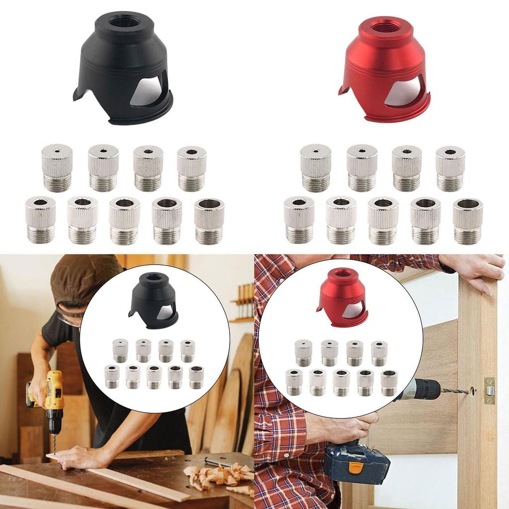 Holes Drilling Positioning Kit Punch Tool Accessories Dowel Drill Guide Vertical Hole Puncher for Furniture Making Worker