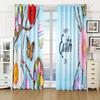 Easter Candy Cute Bunny High Blackout Curtains Holiday Decoration Curtain Living Room Bedroom Thick Blackout Drape Multicolor