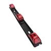 12V 15" 9LED Car Side Marker Signal Lamp Universal Warning Light Indicator Pickup Truck Rear Tail Light Bar Red Bracket Light