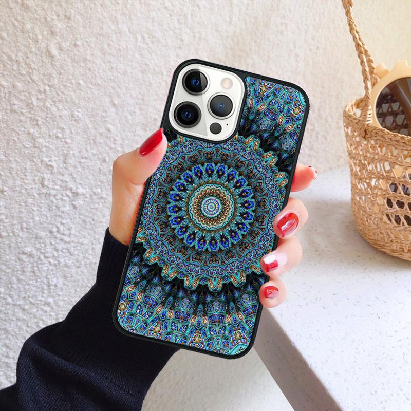 Mandala Flower Back Phone Case for iPhone 17 Air 16 PRO MAX 15 14 PLUS 12 11 13 Back Cover Fundas Shell Coque