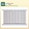 Iron Curtain Cloud 304 Stainless Steel Home Radiator