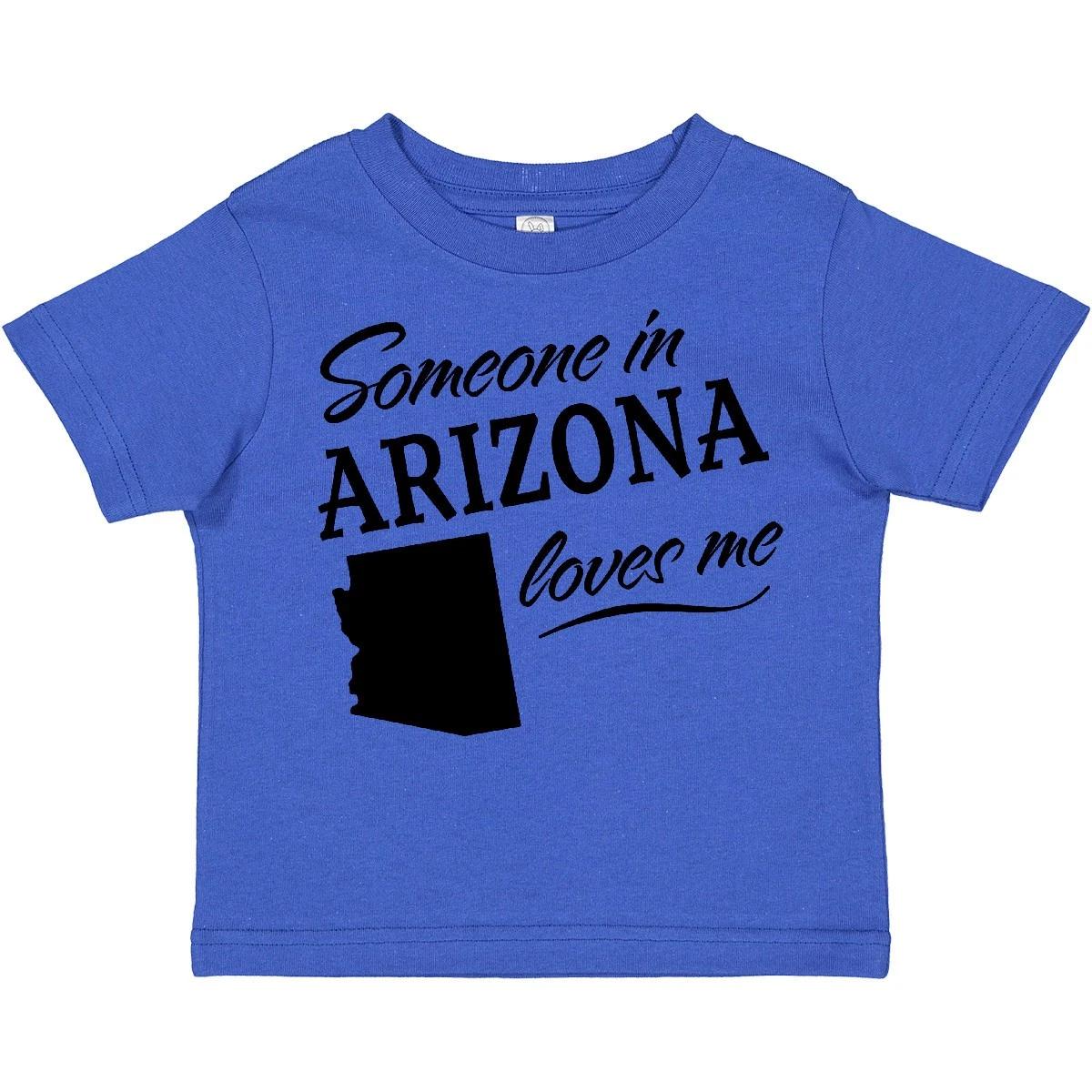Inktastic Someone In Arizona Loves Me Toddler T-Shirt State Home Family Kids Kid 150