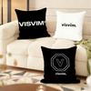 Design V-V-Isvims Cushion Cover Soft Short Plush Pillow Cover Smooth Cozy Texture Aesthetic Cushion Case Home Decor