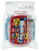Skater Kids' Small Lunch Box, Single Tier, 270ml, Dome-Shaped, Tomica Design, Made In Japan, QAF1AG-A