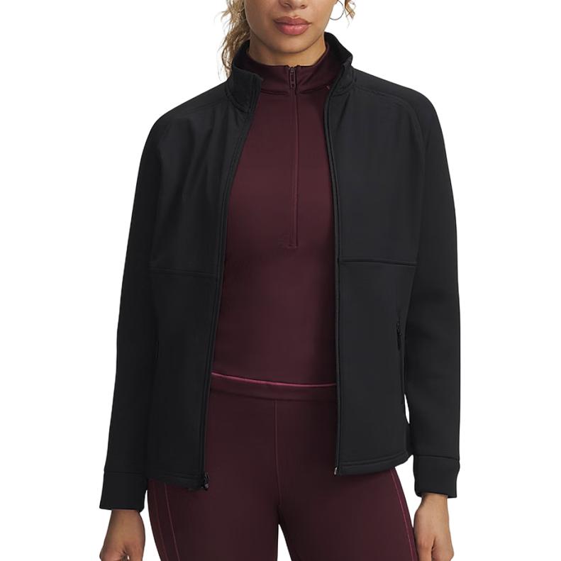 Under Armour Jackets Women s Black Stand Collar Moderate Other 6005749-001 L