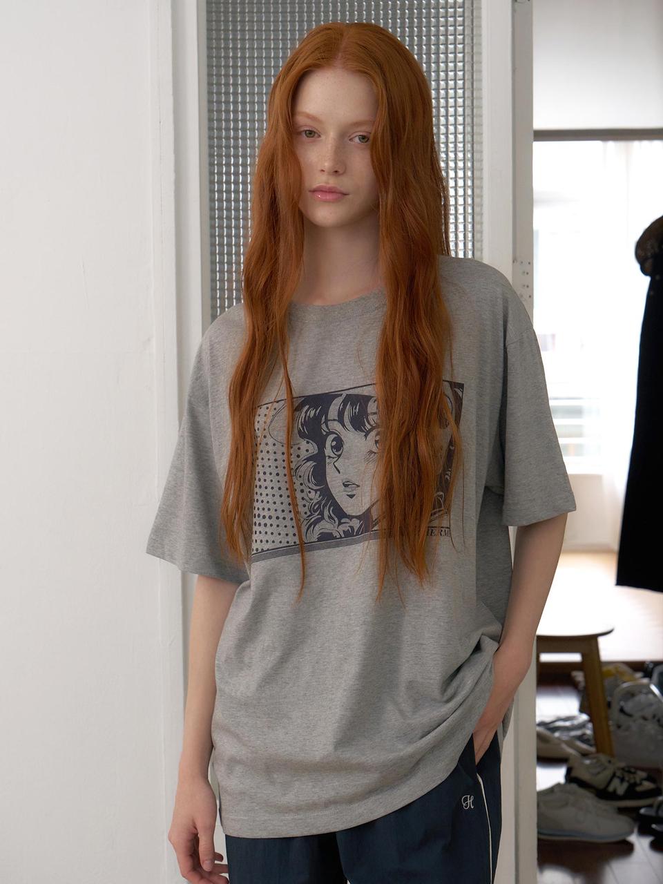 Heatherment Heather Sequence T-Shirt (Melange - Dark Navy) Melange -Dark Navy/Os