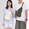 Korean Version of Trendy Breast Bag, Female Student Sports Style Messenger Bag, Fanny Pack, Daily Versatile Mobile Phone Bag, Simple Casual Breast Bag