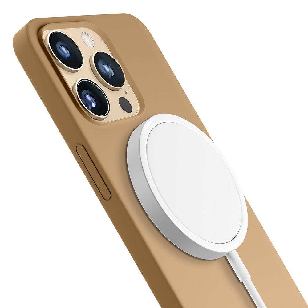 Apple Iphone 13 Pro Max - 3Mk Hardy Silicone Magcase Gold