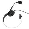 3.5mm Single Sided Business Headphone Adjustable Comfortable Mono Call Center Headset with Microphone for Phones Laptops