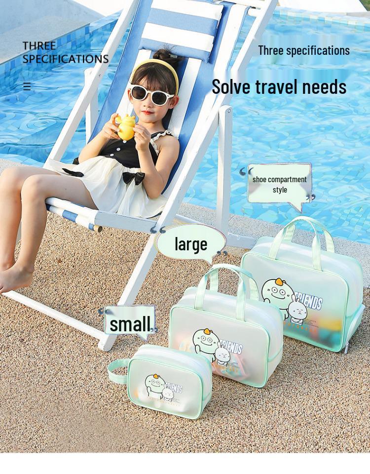 Waterproof Large Capacity Kids' Swim Bag with Dry/Wet Separation