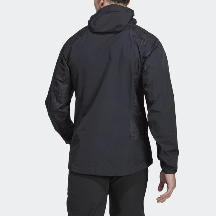 adidas Terrex Xperior Hybrid Rain Jacket Men Outerwear Black HN2912