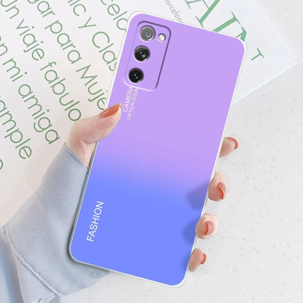 For Samsung S20 FE Case Galaxy S20 FE Wishing Bottle Transparent Cases For Samsung GalaxyS20 FE S20fe 6.5''Cover Silicone Bumper