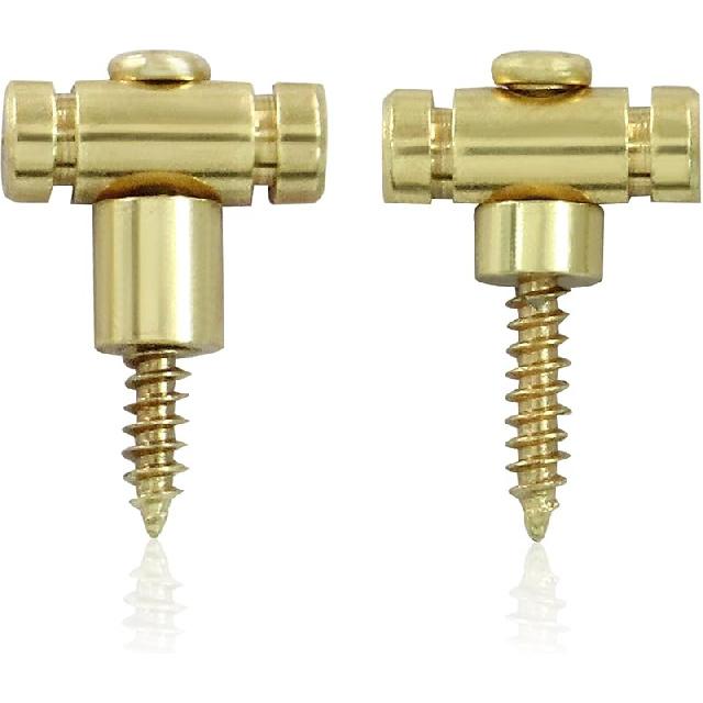 

2Pcs Gold Roller String Guides String Trees, Guide Replacement Part,Compatible with Fender Stratocaster and Telecaster Electric Guitar золотий