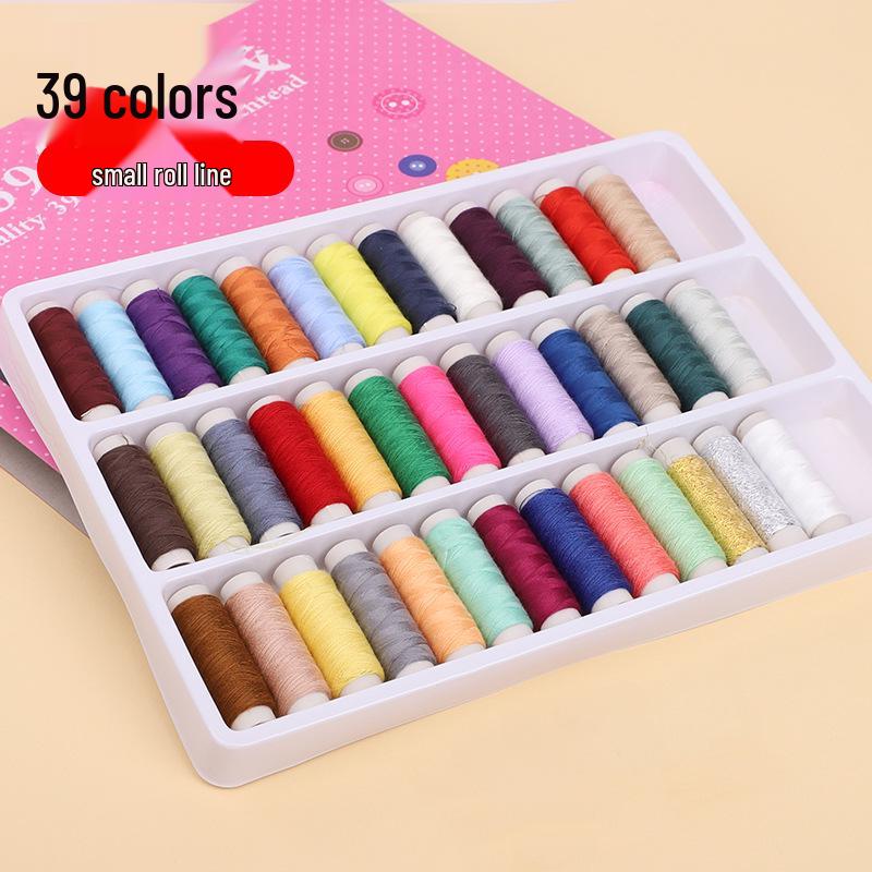 39-Color Sewing Needle and Thread Kit for Home and Repair.