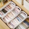 6/12pcs White Stackable Plastic Storage Boxes With Handles, Compact Organisers For Kitchen, Bathroom, Office And Closet Use