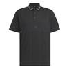 Adidas Golf Beyond the Course Jacquard BOS Logo Kurzarmhemd Schwarz, Herren,