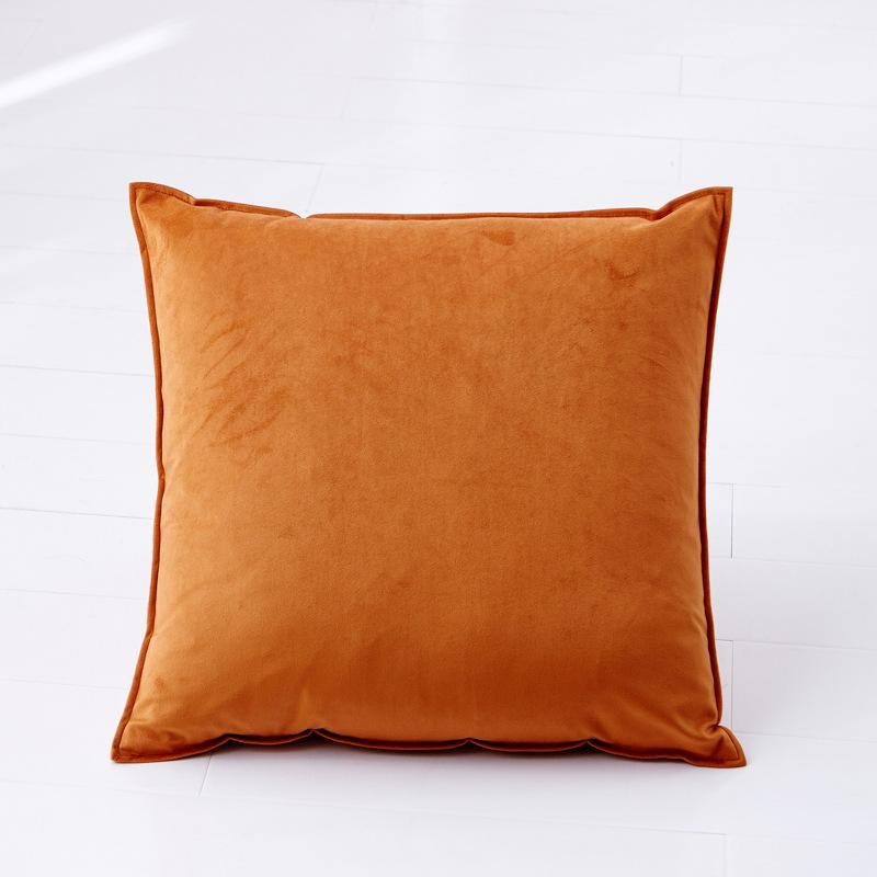 Plain Pillow Cover for Sofa Car Velvet Cushion Cover 40x40 Ornamental Pillows for Living Room Home Decor Smooth Throw Pillowcase