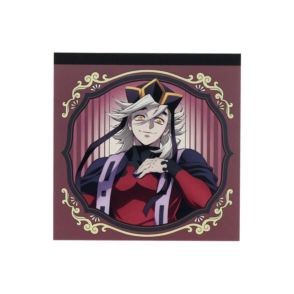 Sun-Star Stationery Demon Slayer: Kimetsu No Yaiba Square Memo Pad Doma S2852101 Japanese Anime Character Stationery Paper 60 Sheets