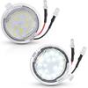 LED Side Mirror Puddle Lights Compatible with Ford F150 Explorer Edge Expedition Flex Taurus X Mirror Signal Lamp Indicator Replacement Accessories,