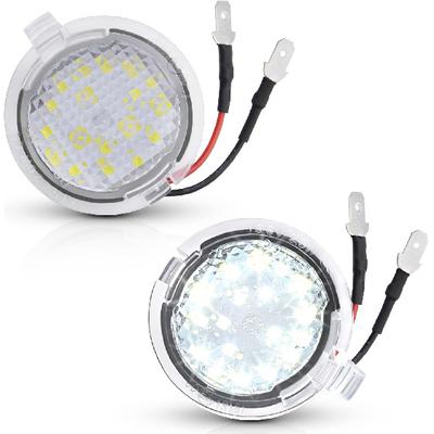 LED Side Mirror Puddle Lights Compatible with Ford F150 Explorer Edge Expedition Flex Taurus X Mirror Signal Lamp Indicator Replacement Accessories,