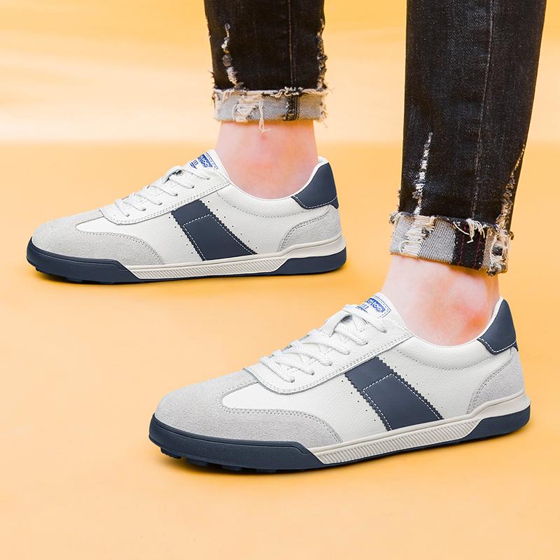 Trend Oxford Shoes Men's Classic Flats Male Skateboard Shoes Outdoor Leather Soft Sole Footwear Comfortable Casual Driving Shoes