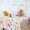 Ounizi Birthday Scene Decoration, Girl's Birthday Props, Atmosphere for Boys' Party Decorations, Happy Birthday, Instagram-Style Tablecloth