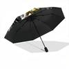 1pc Wolf Fashionable Automatic Opening/Closing Folding Umbrella with 8 Bones, Windproof Portable, Daily Use010