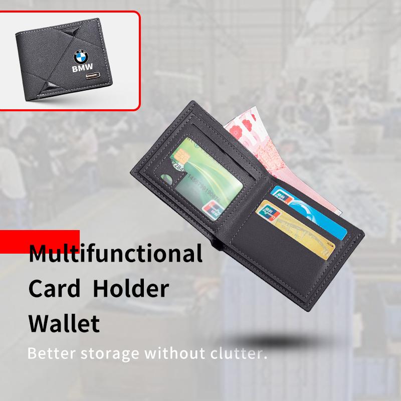 BAGE7 2026 Car Sticker Wallet Coin Purse Card Ticket Money Bag For BMW X1 X2 X3 X4 X5 X6 X7 G20 G30 6GT E46 E90 E60 F10 E39 F30 E36 F2