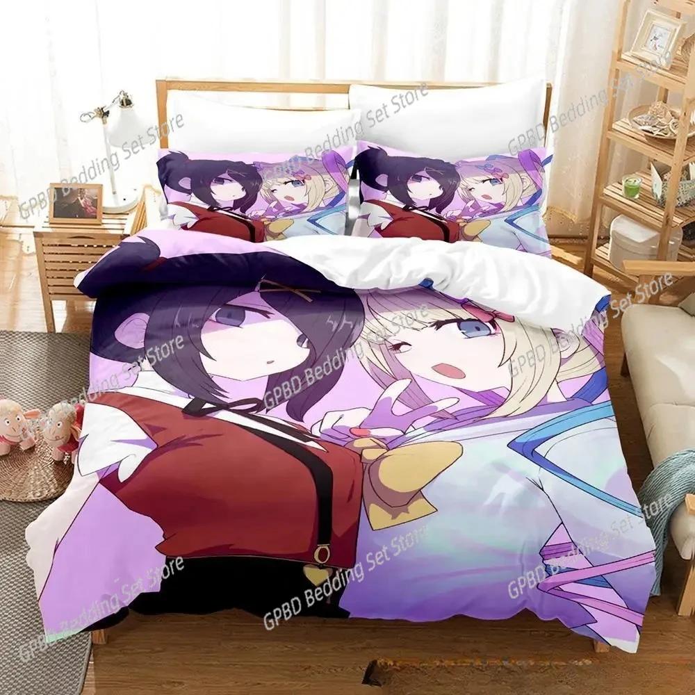 Comforter 3D Print Anime Kawaii Girls Needy Girl Overdose Bedding Set Bedroom Soft Modern S Comefortable