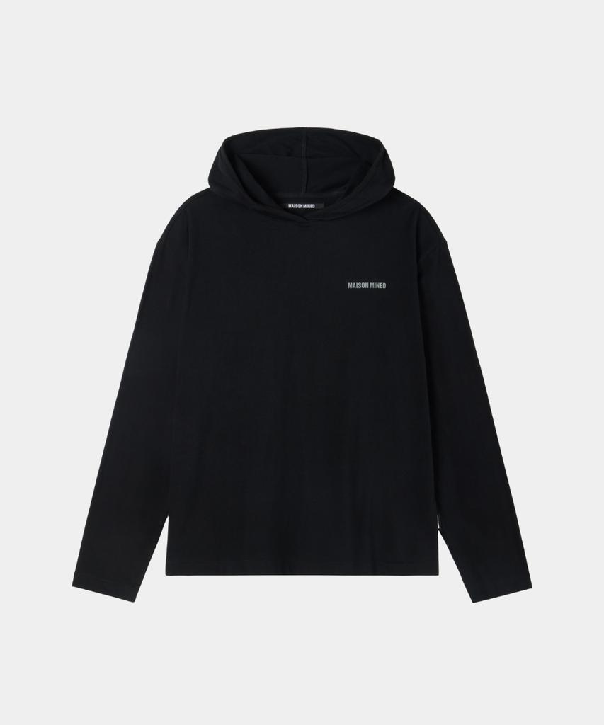 Maison Hooded Long Sleeve Black