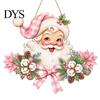 Seasonal Front Door Decor Wooden Christmas Hanger, Santa Claus Wall Plaque, Holiday Sign for Entryway Mantel Corridor Decor, Gift Family Friends