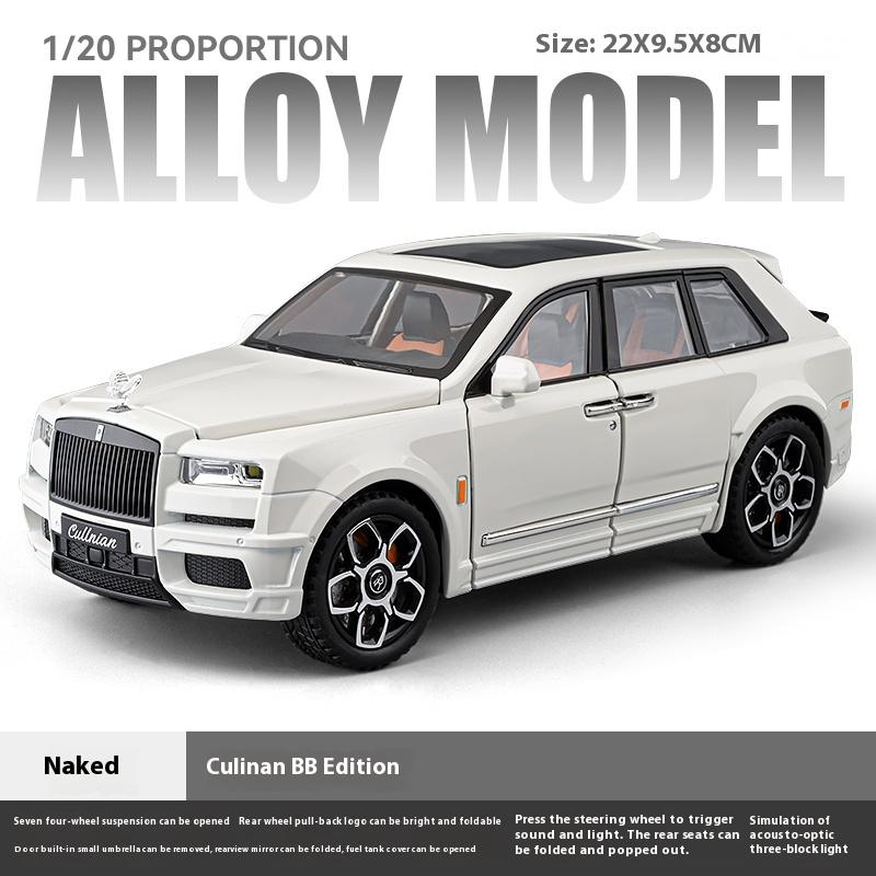 1/20 Rolls Royce Cullinan Luxury Off Road SUV Alloy Metal Diecast Model Car Collection Hobby Decoration Holiday Gifts Boyfriend