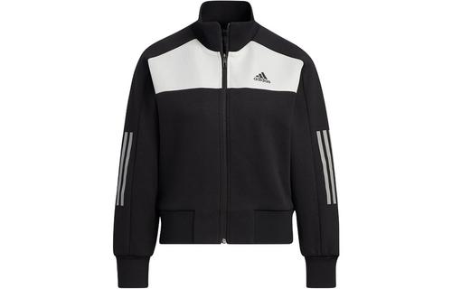 adidas Women s UST Full-zip And Ribbed Stand Collar Jacket Black HM7090 M чёрный