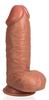 Extra Thick Dildo 16 X 6cm Brown - Real Rock - Realistic Dildos