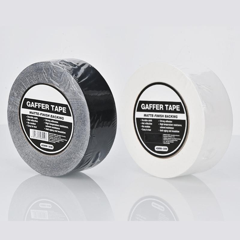 Professional Matte Cloth Tape for Photography Studio Stage Durability Adhesive Backing