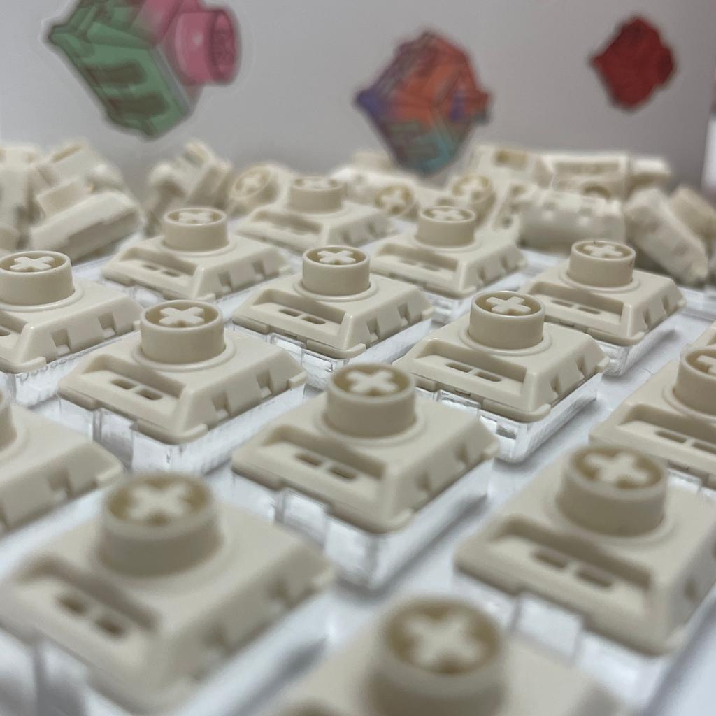 

Kailh Ice Cream Mini Switch 1353 Low Profile Switch Full POM For Ultra-thin Mechanical Keyboard Hitbox 3Pin 1.2mm Fine Lubed 10 PCS