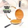Padella antiaderente pieghevole a doppia faccia, padella per la colazione, padella per waffle e torte, utensili da cucina, nuovi accessori da cucina