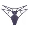 Sizzling Seamless Ice Silk Thong with Hot-Drilled Details and Hollow-Out Straps