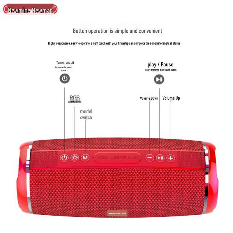 Newmine BT33 Portable Bluetooth Speaker