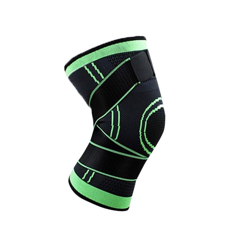 Knitted Strap Sports Knee Pads for Men and Women Wrapped and Pressurized Cycling Basketball Anti Collision Running Sports Knee Pads