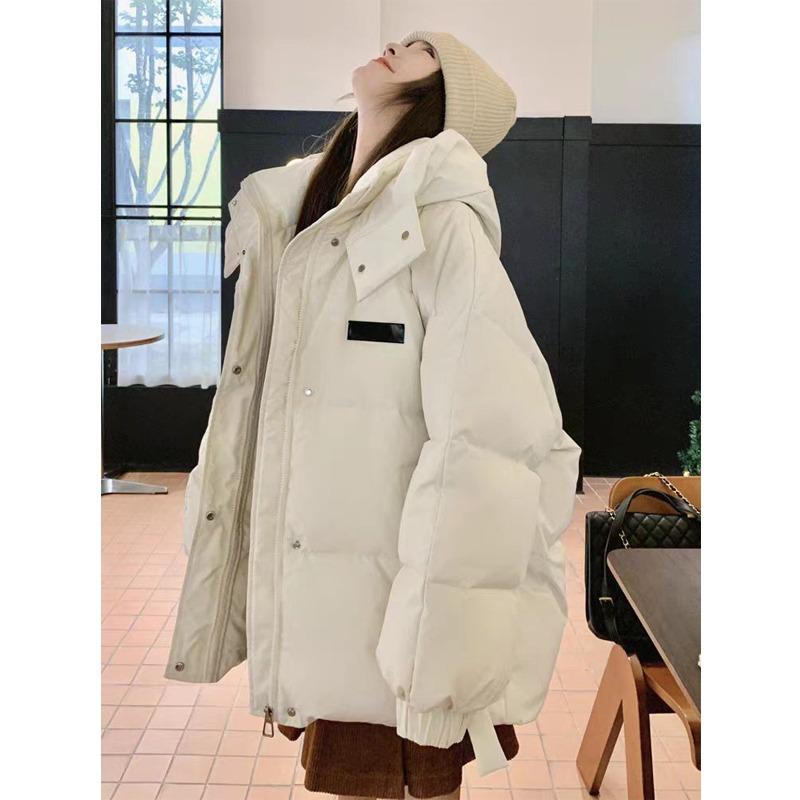 2024 New Winter Korean Version Versatile Down Jacket Padded Jacket Thickened Small Loose Bread Jacket Padded Jacket