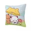 Bubu & Dudu In The Rain Pillow Case Fashion Pillow Cover Square Custom DIY Cushion Cover Pillowcases For Chair Home Decoration