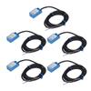 5Pcs 2 Wire Magnetic Switch Normally Open High Frequency Magnetic Proximity Sensor DC AC5‑200V 100mA