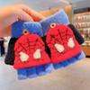 Marvel Kinderhandschuhe Winter Warm Halbfinger Fäustlinge Jungen Mädchen Spider-Man Iron Man Captain America Cartoon Schreibhandschuhe