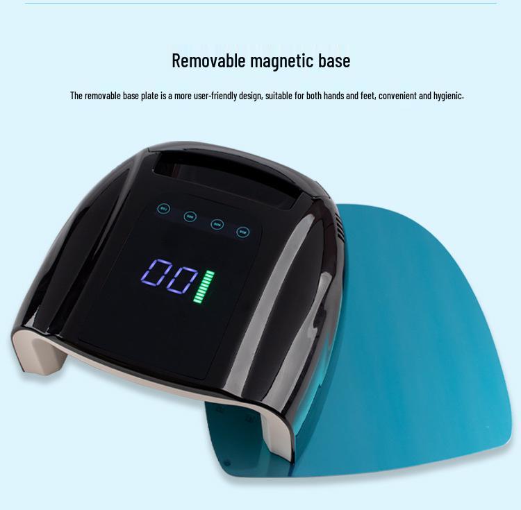 96W Wireless UV Nail Gel Lamp: High Power, Quick-Dry Smart Dryer for Salons