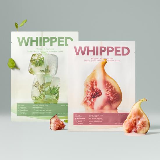 WHIPPED Vegan Squeeze Mask 5+1 Pack Promotion (Choose 1 of 2) (Mug Tree/Fruit Butter)