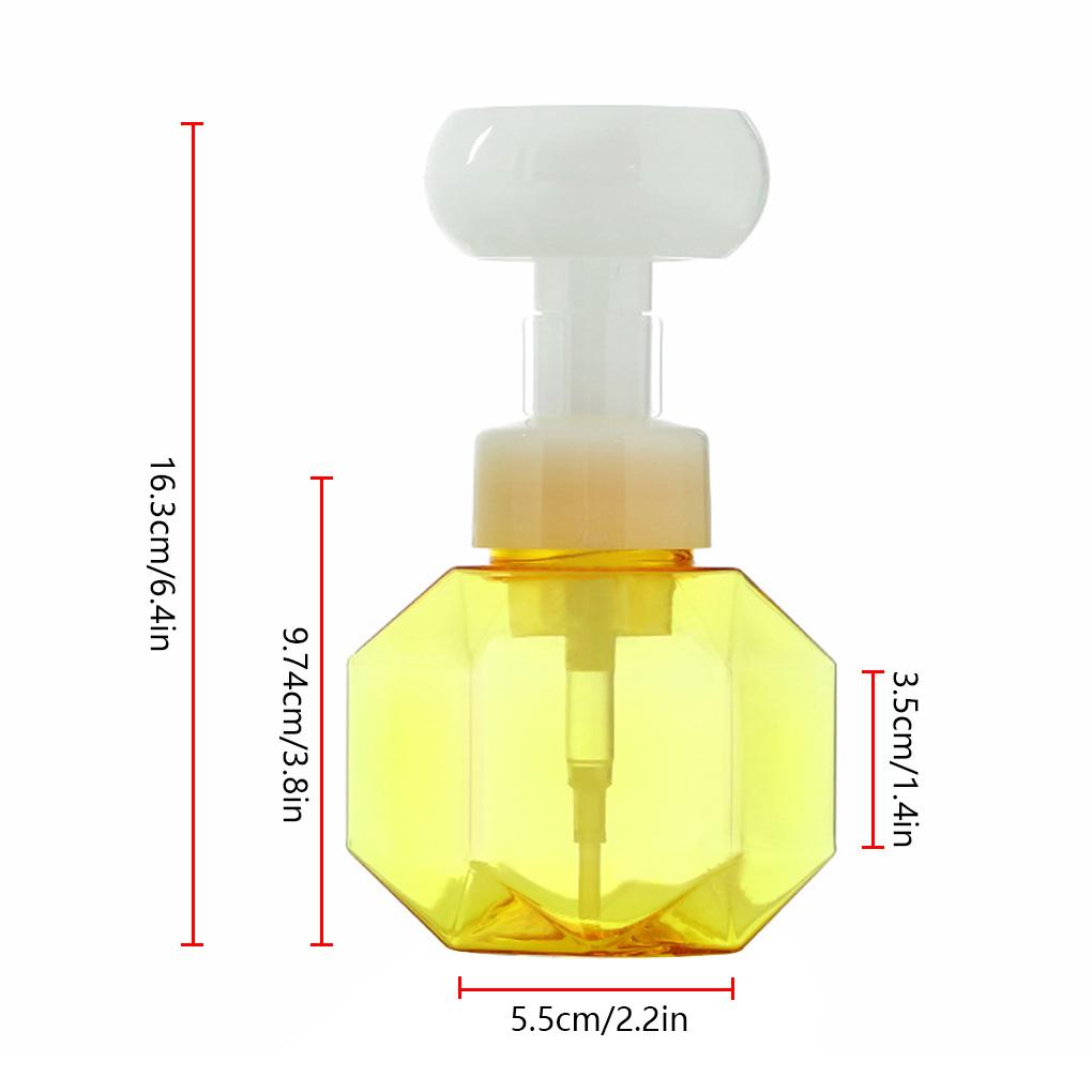 1pc Liquid Soap Dispenser er Shape Foam Foaming Pump Empty Bottle