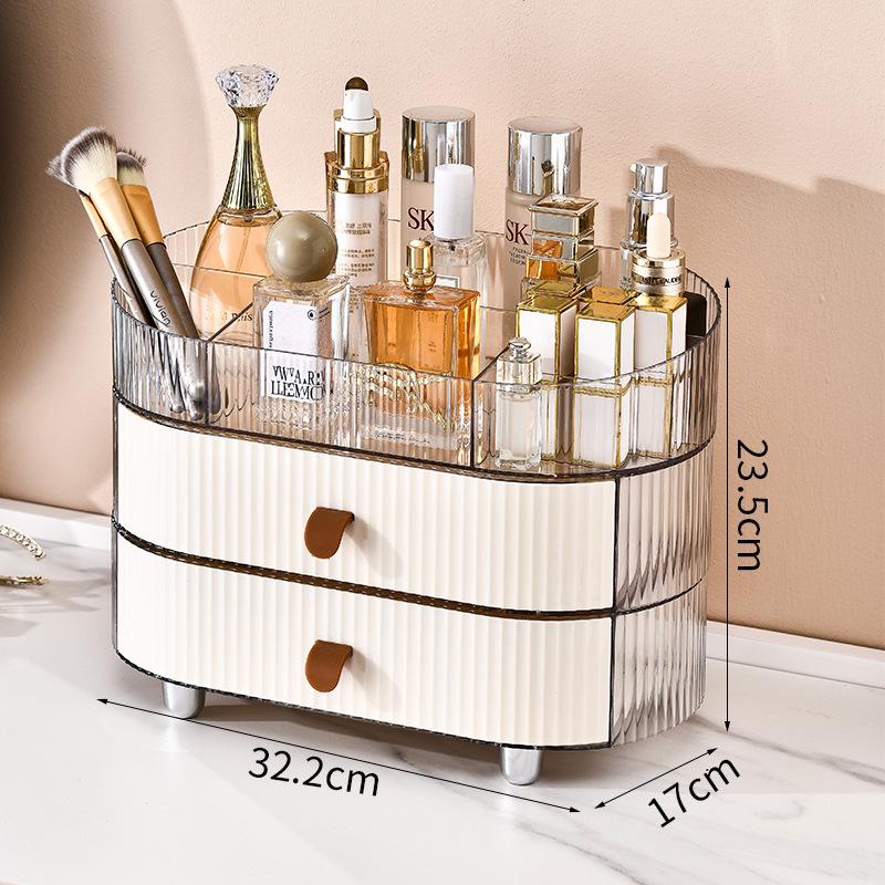 Elegant Multi-Layer Drawer Cosmetic & Jewelry Organizer Box