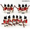 36 European Soldiers 8037A Small Particle Infantry Figurine Royal Army Navy Doll Children's Building Block Cross-bordersale
